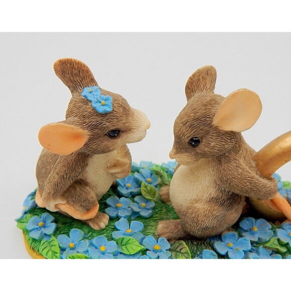 Charming Tails 'I Have a Question' Mouse Figurine 89/603 Proposal Fitz & Floyd - Picture 6 of 9